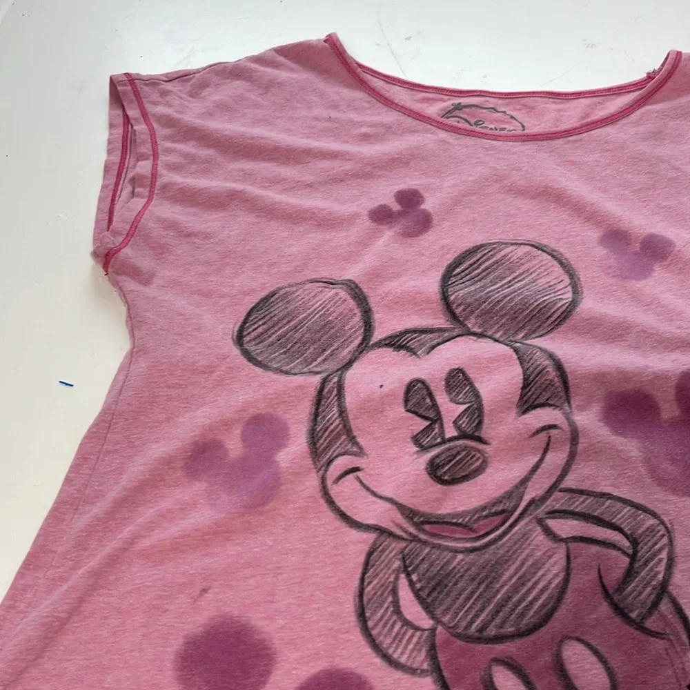 Disney Pink L/XL Mickey Mouse Kids Pajama Dress